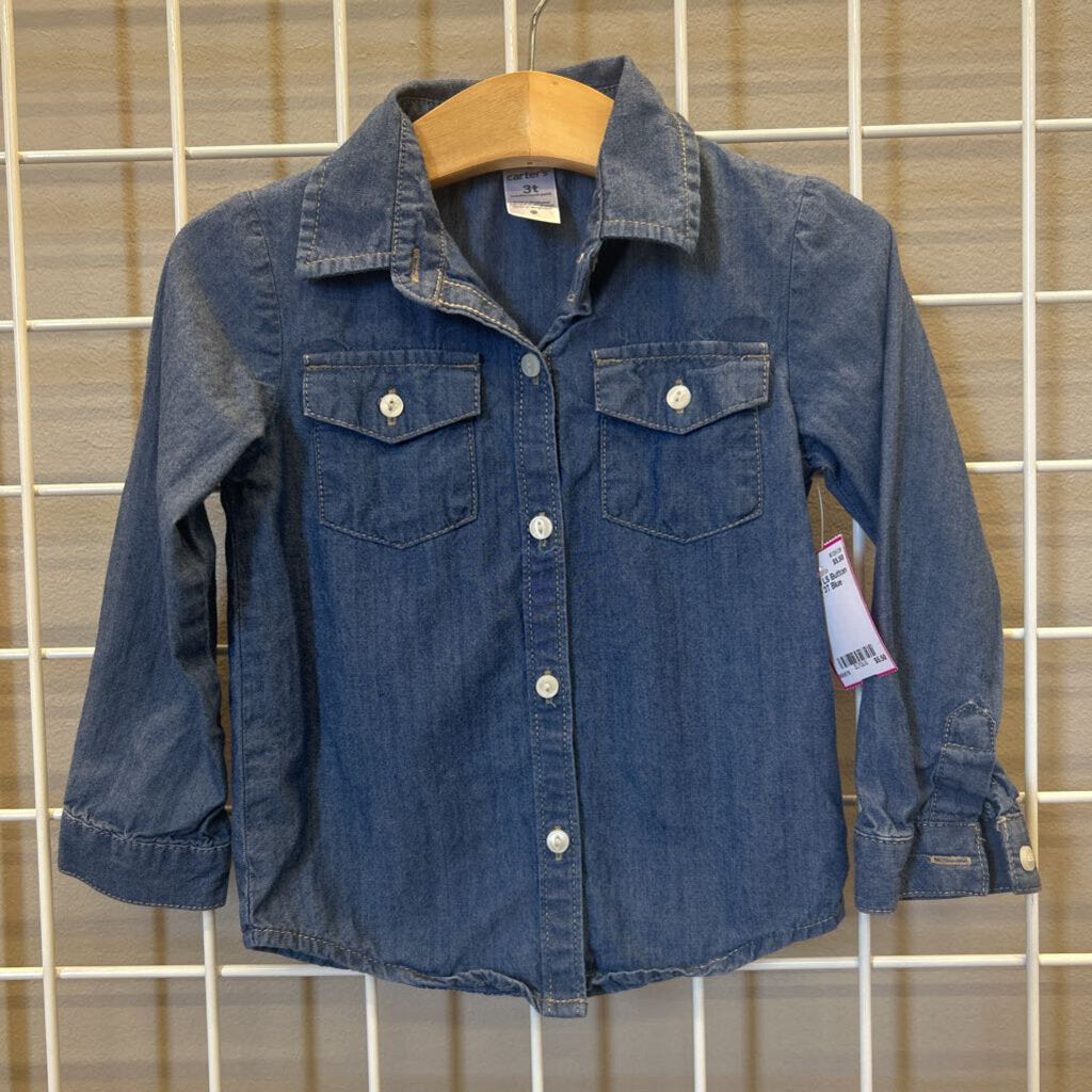 Carter's LS Button Up - 3T