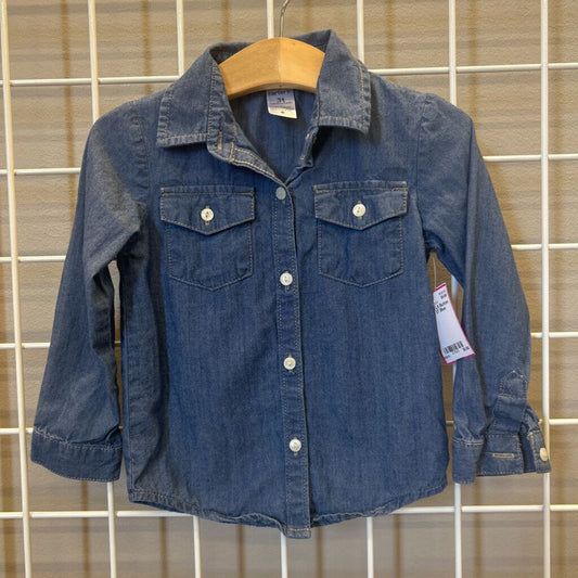 Carter's LS Button Up - 3T