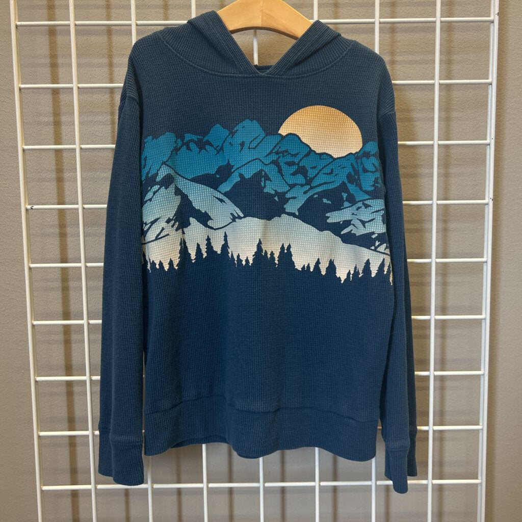 Children's Place Mountain Thermal LS Hoodie Tee - 7/8