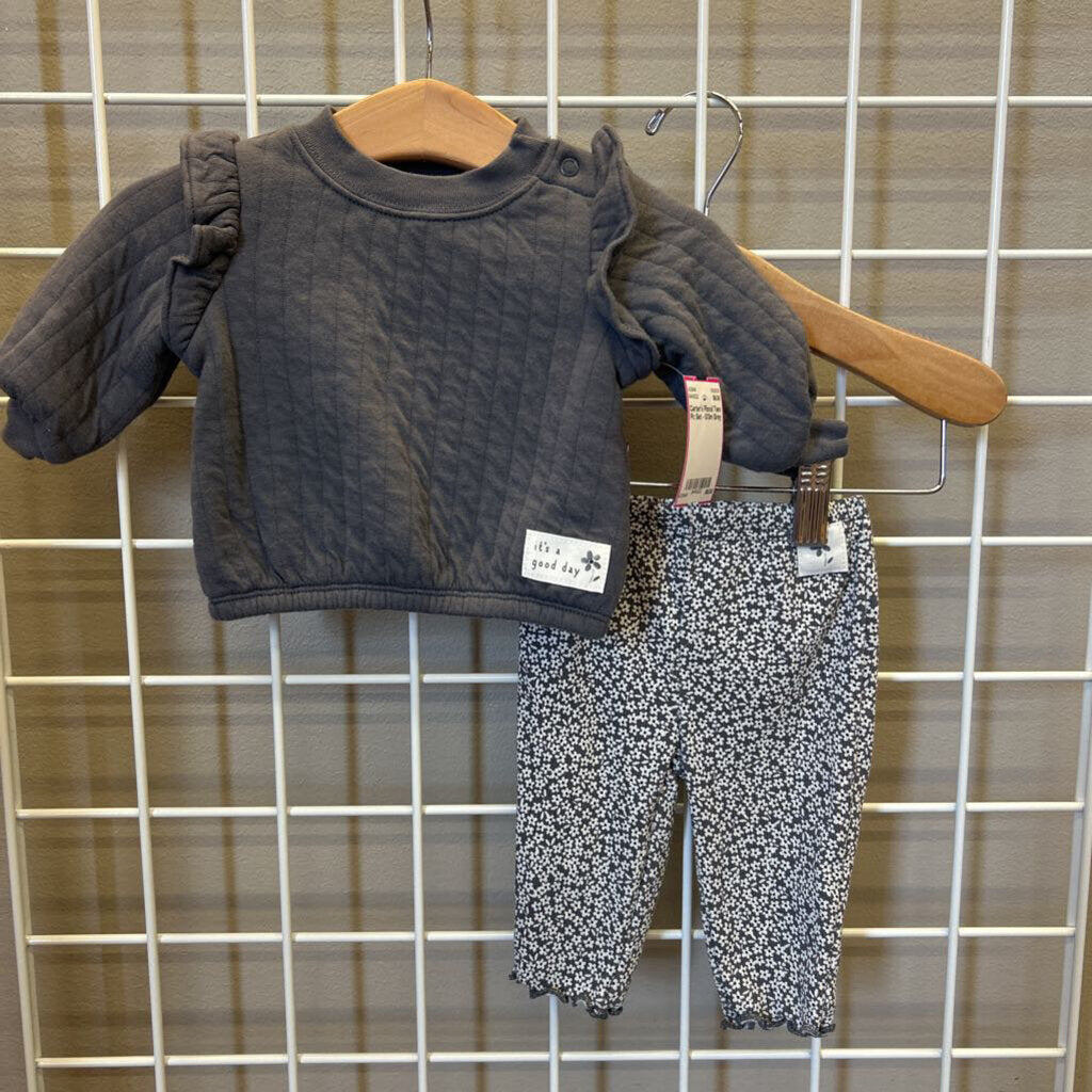 Carter's Floral Two Pc Set - 0/3m
