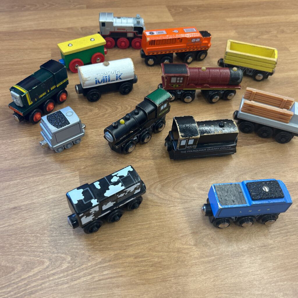 Bag of Misc. Magnetic Train Cars