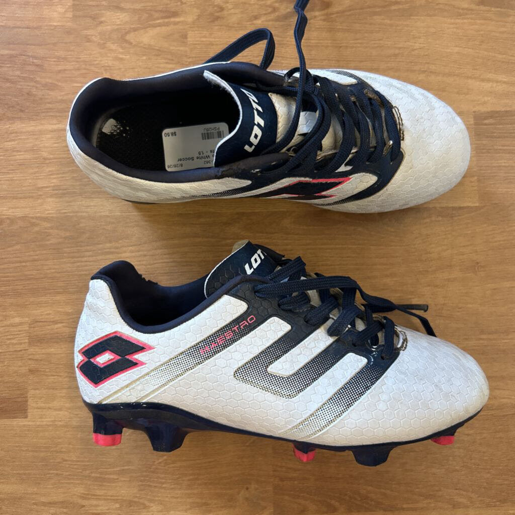 Lotto White Soccer Cleats - 1.5