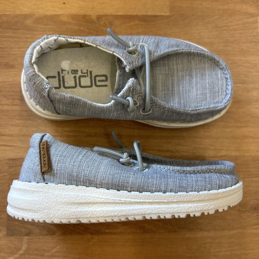 Hey Dude Grey Shoes - 7
