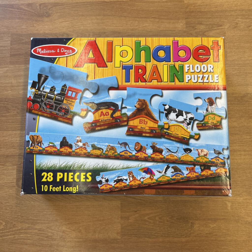 Melissa & Doug Alpahbet Train Puzzle