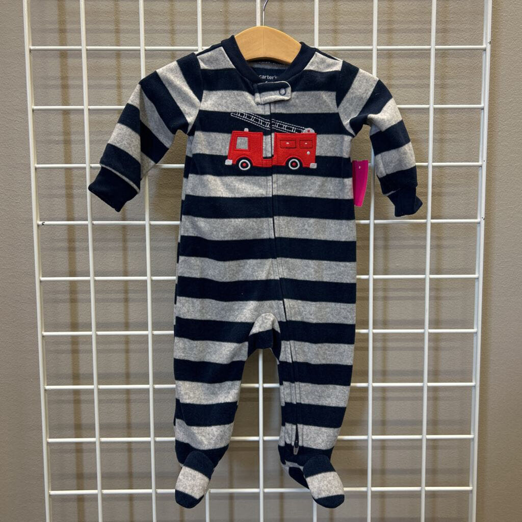 Carter's Fleece Firetruck Sleeper 6m