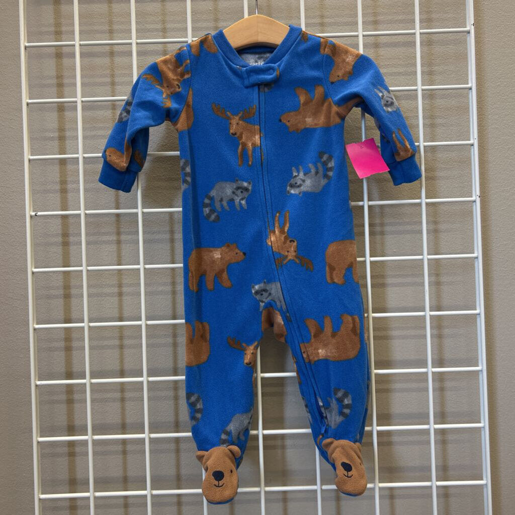 Carter's Fleece Animal Sleeper 3/6m