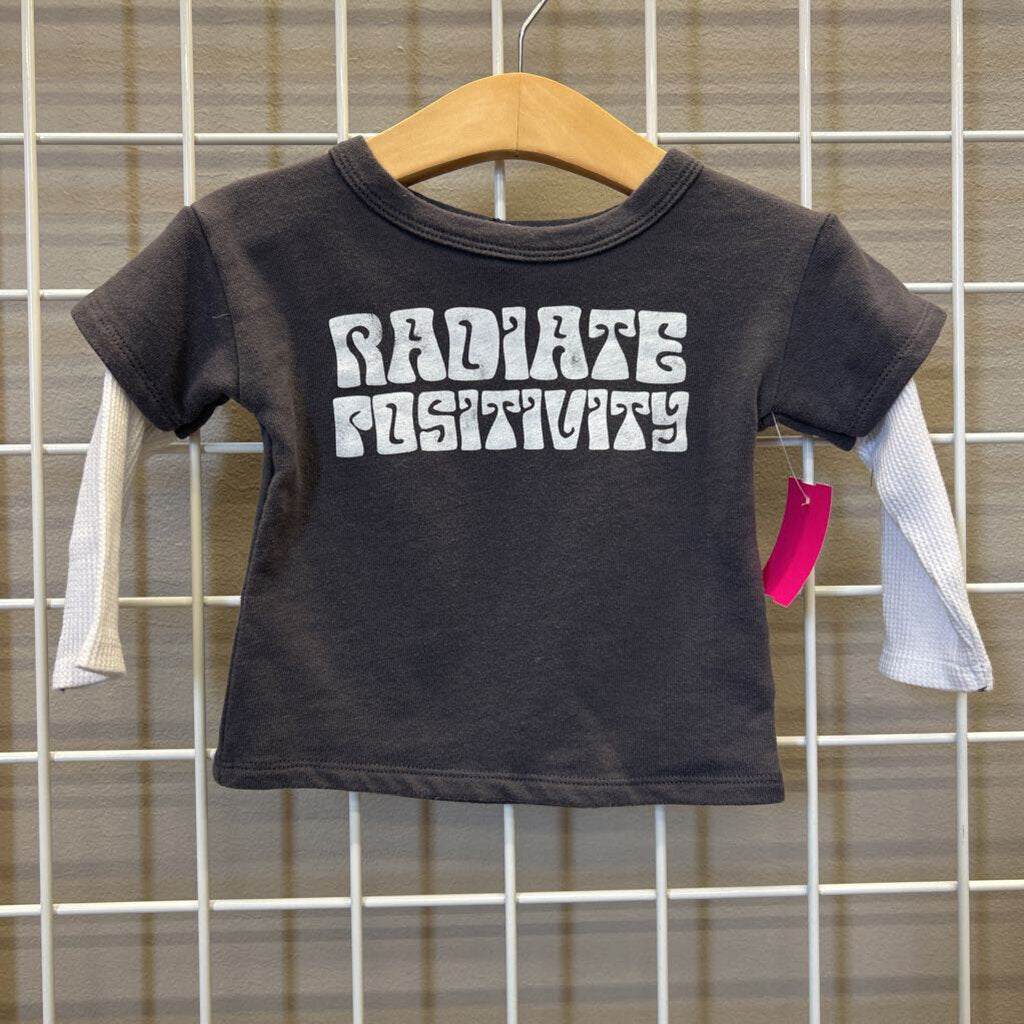 Grayson Mini Radiate Positivity LS Tee 12m