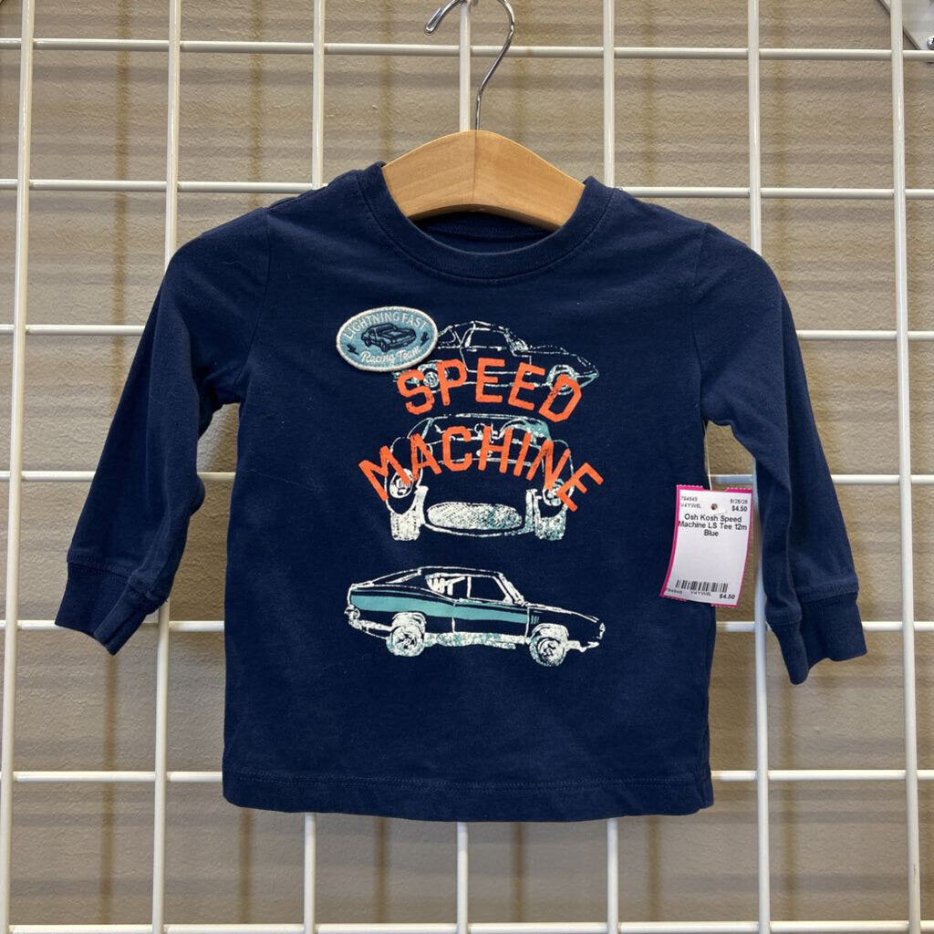 Osh Kosh Speed Machine LS Tee 12m