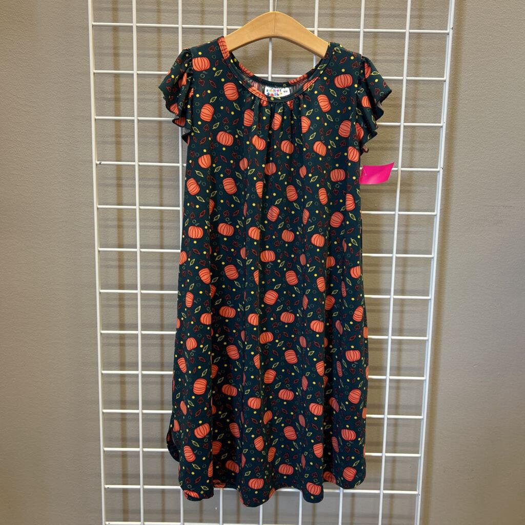 Dot Dot Smile Pumpkin SS Dress - 8/10