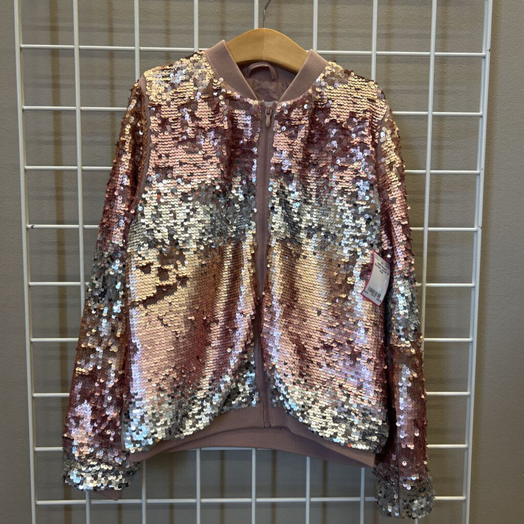 H&M Sequin Bomber Jacket 10