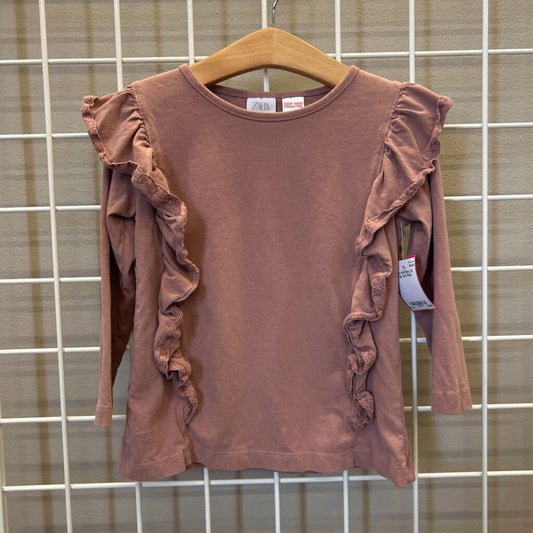 Zara Ruffles LS Top 3/4