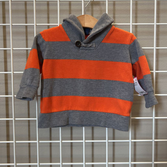 Baby Gap Stripe Cowl Neck Top - 12/18m