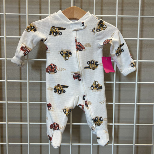Carter's Construction Zip Sleeper - NB