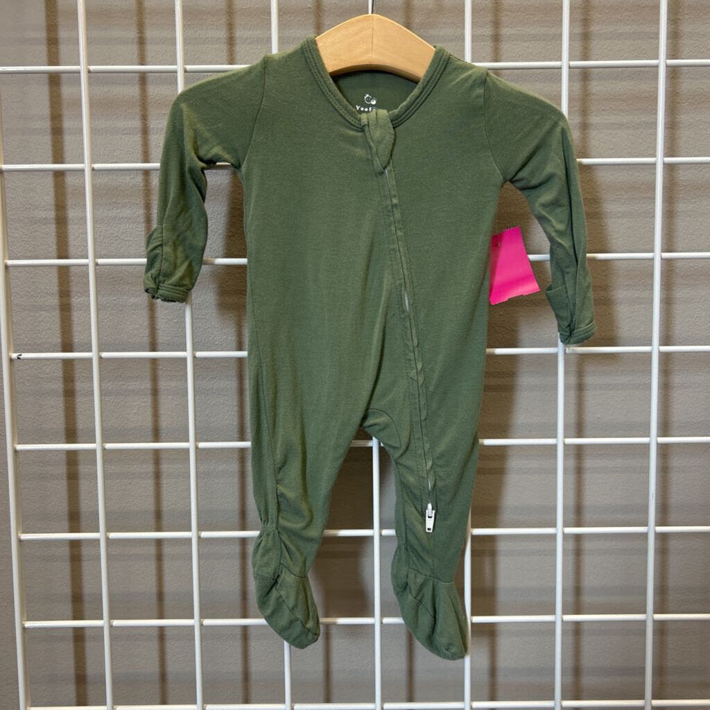 Yoofoos Bamboo Zip Sleeper (light wash wear - NB