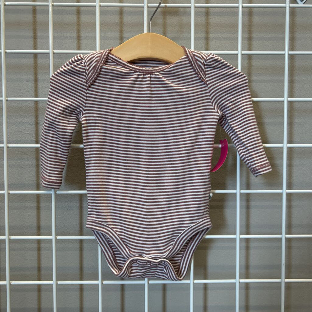 Baby Gap Stripe LS Onesie - 3/6m