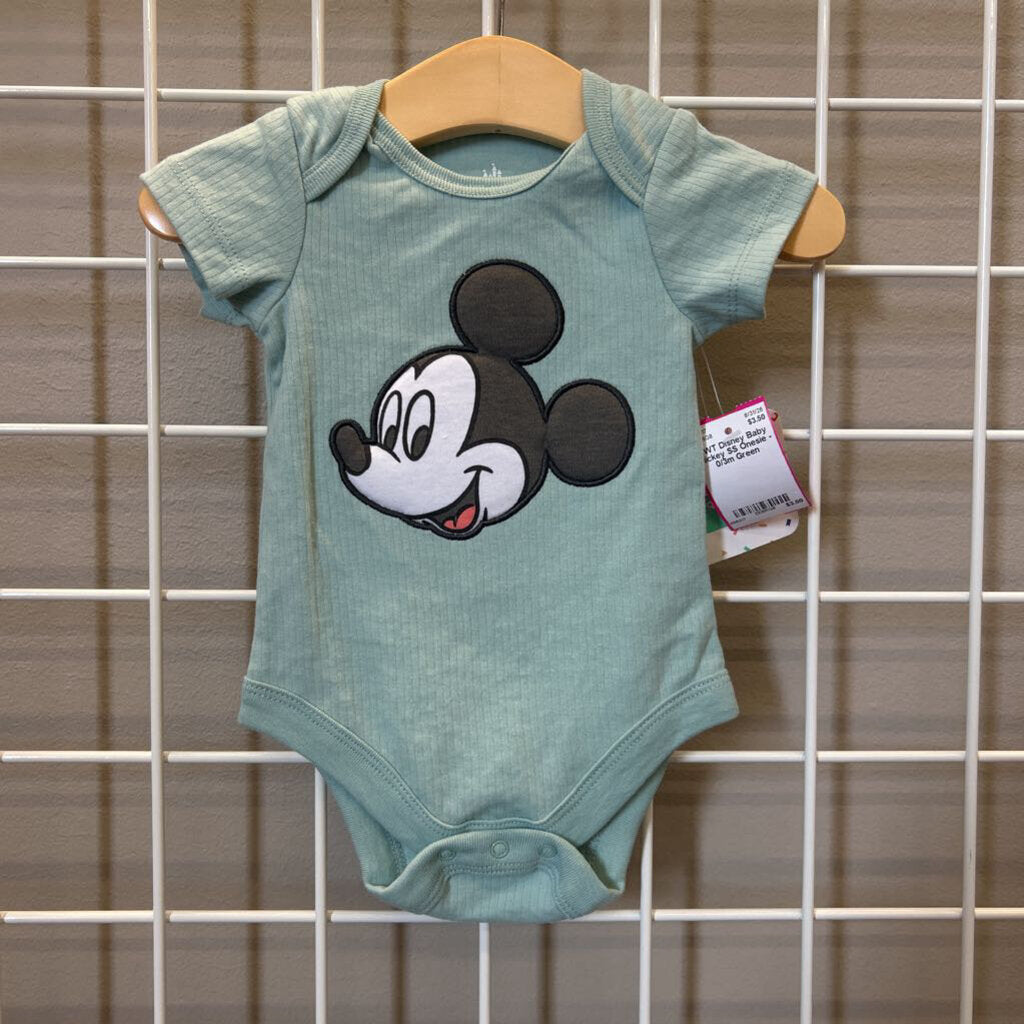 NWT Disney Baby Mickey SS Onesie - 0/3m