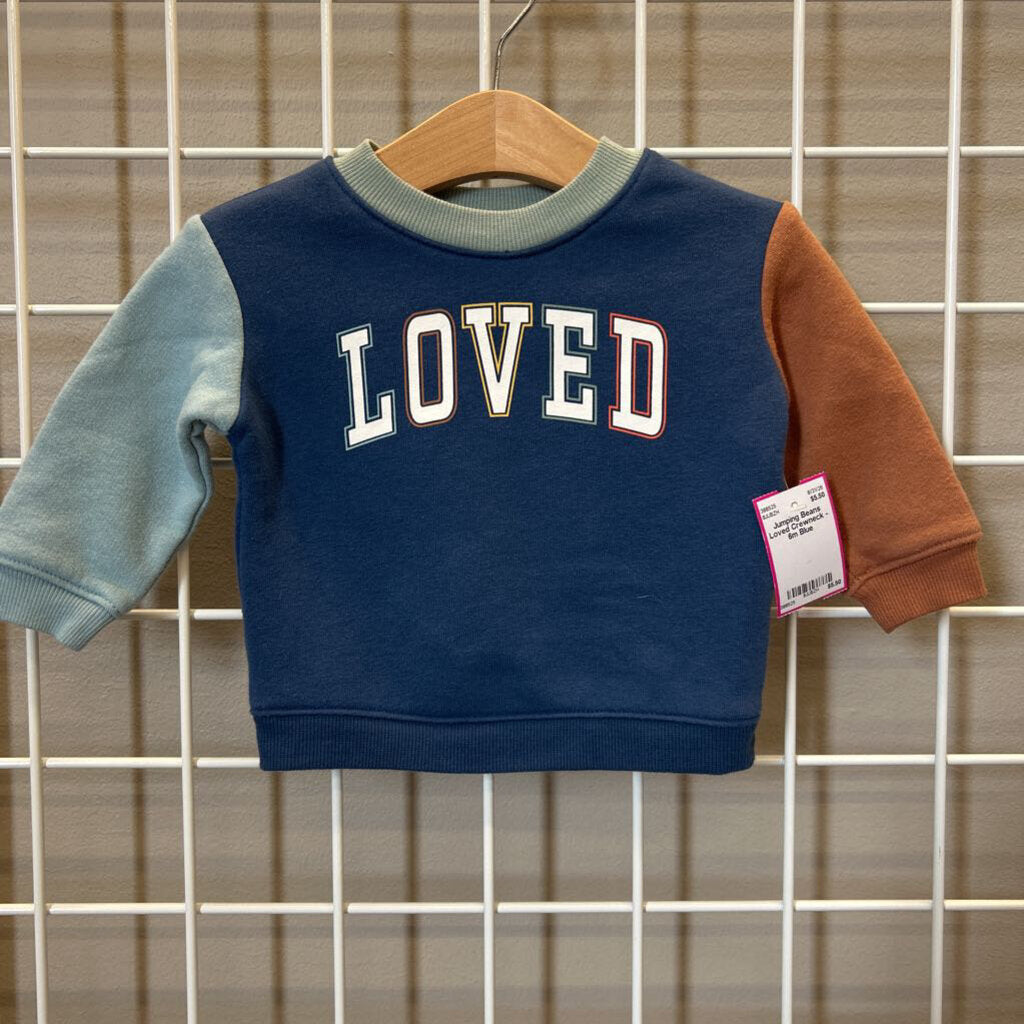 Jumping Beans Loved Crewneck - 6m