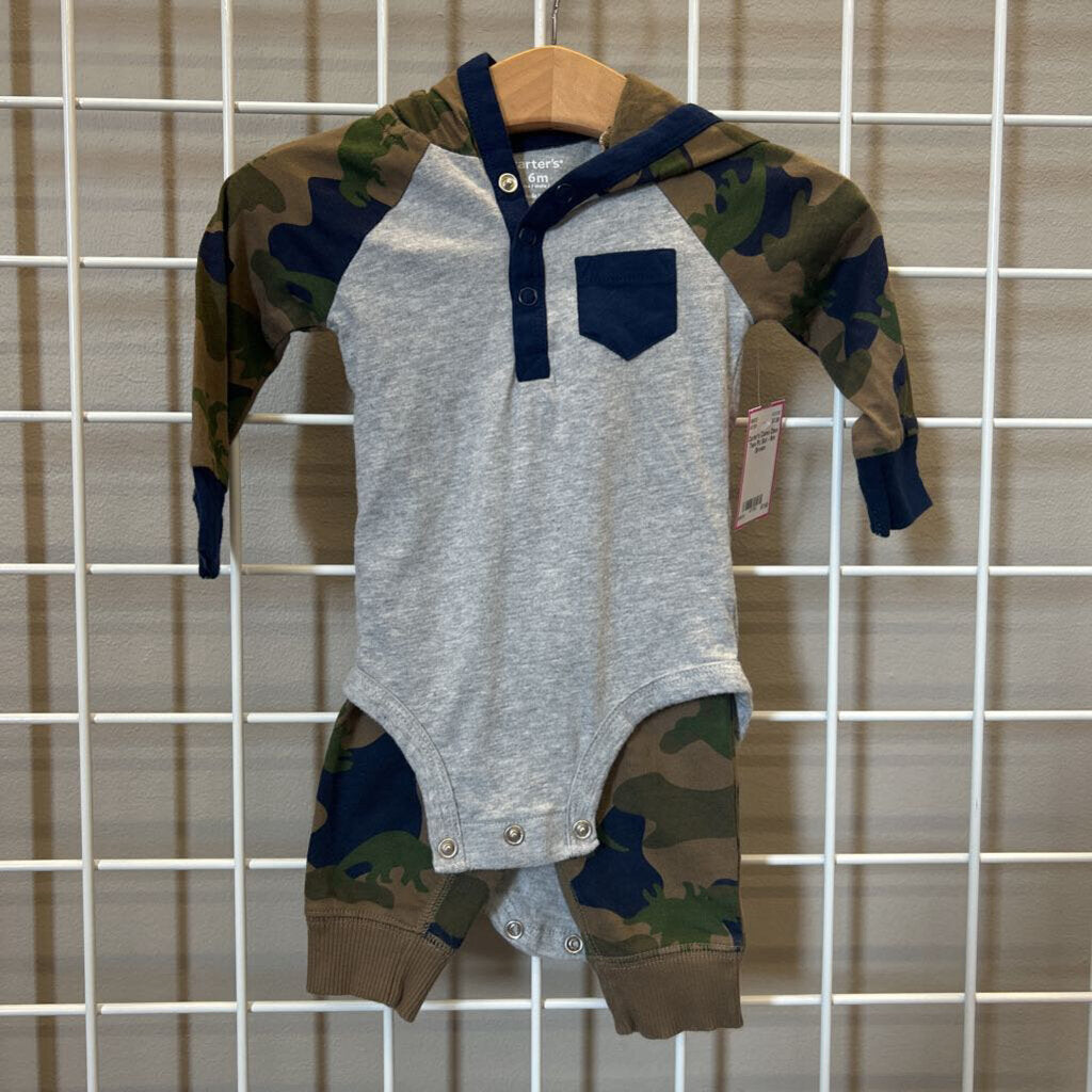 Carter's Camo Dino Two Pc Set - 6m
