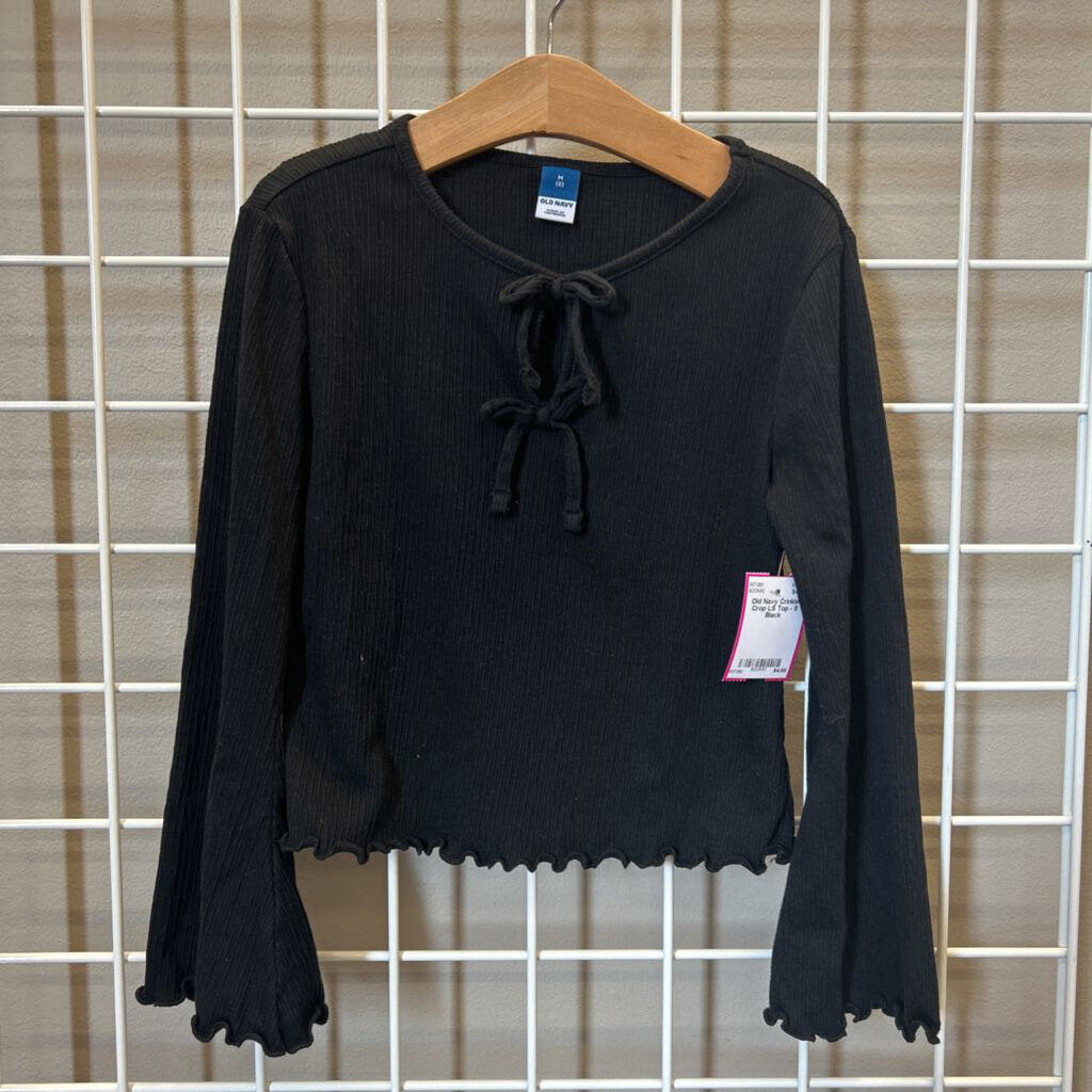 Old Navy Crinkle Crop LS Top - 8