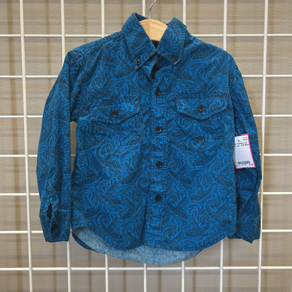 Roper Paisley LS Button Up - 4/5