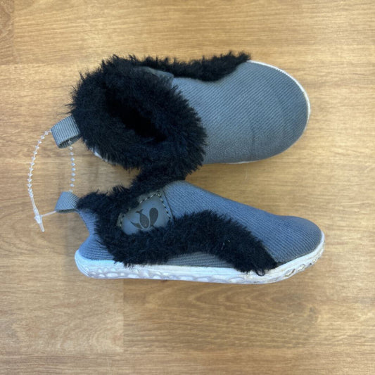 Grey Fur LIned Sneakers ~ 4
