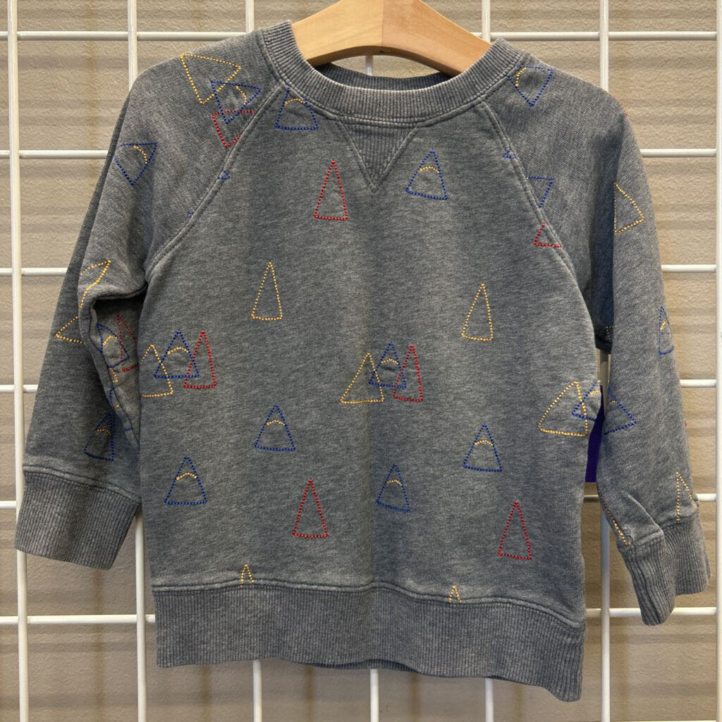 Hanna Andersson Triangle Crewneck - 3T