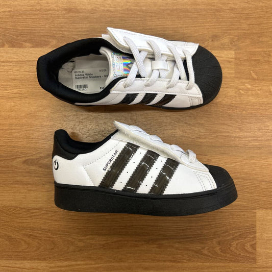 Adidas White Superstar Sneakers - 9.5