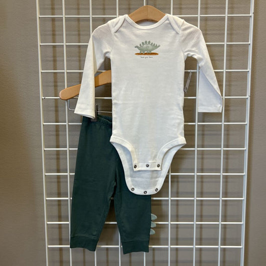 NWOT Carter's Dino Two Pc Set - 12m