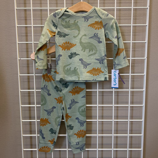 NWT Carter's Dino Two Pc Set - 12m