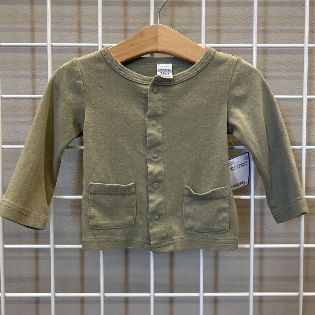 Carter's Snap LS Top - 12m