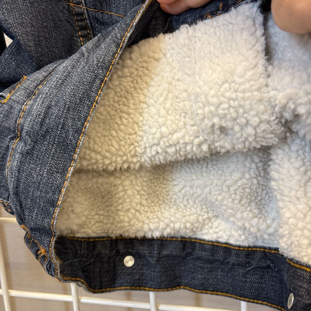 Wrangler Sherpa Lined Denim Jacket - 6/7