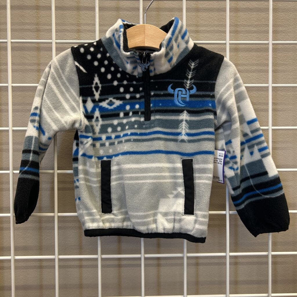 Cowboy Hardware Fleece Quarter Zip Pullover - 12m