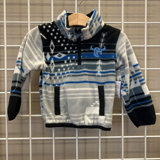Cowboy Hardware Fleece Quarter Zip Pullover - 12m