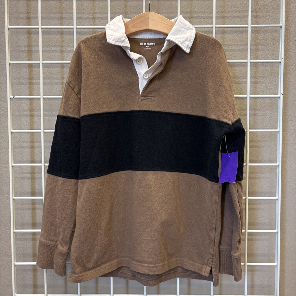 Old Navy Color Block LS Polo - 8