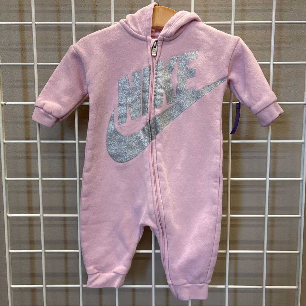 Nike Sparkle Zip Hoodie Coverall - 6m