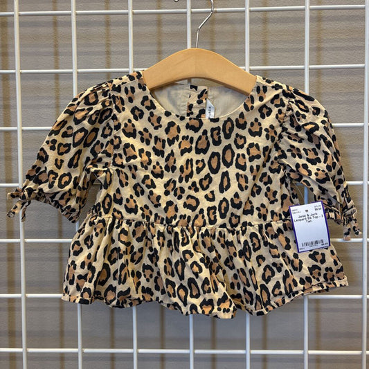 Janie & Jack Leopard SS Top - 3