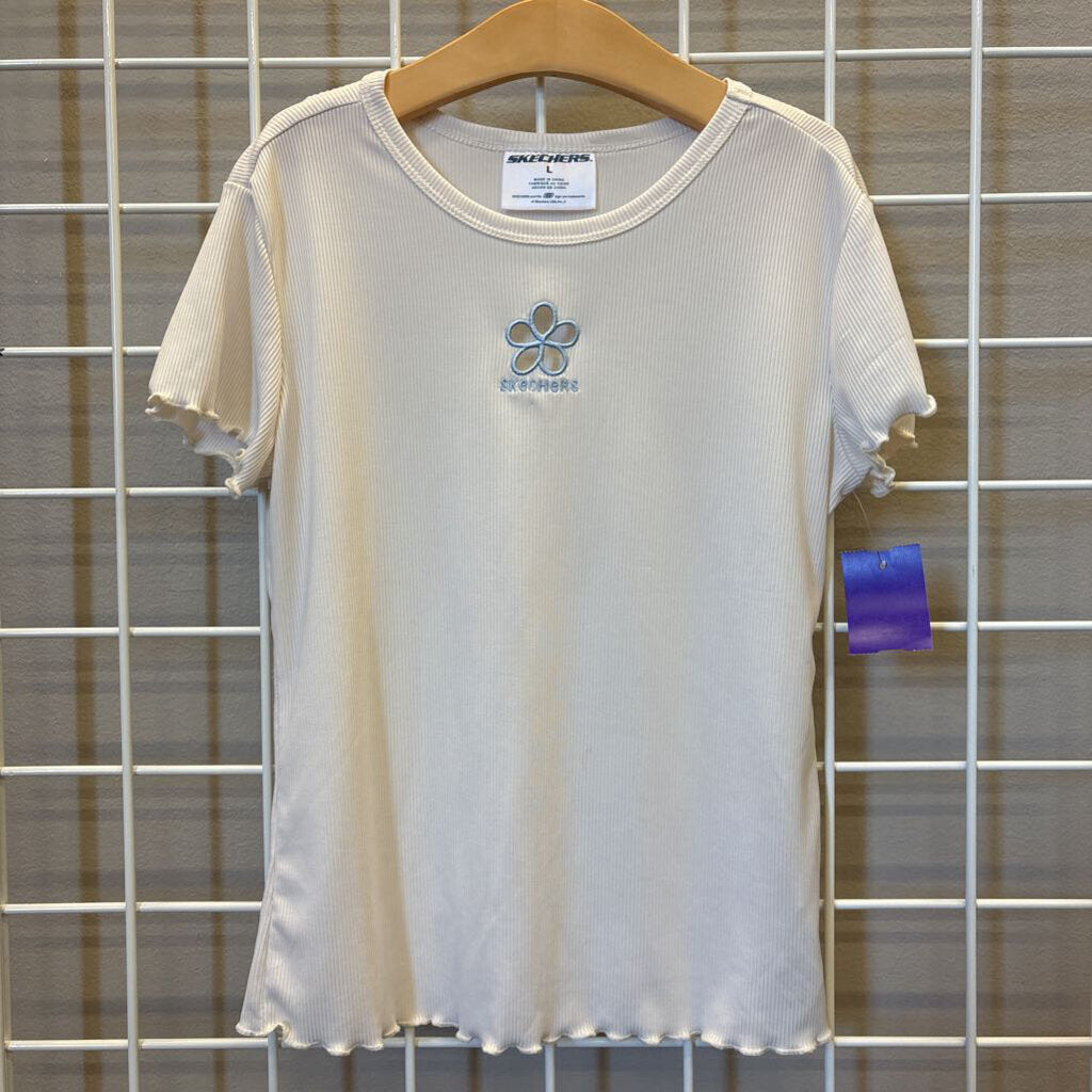 Skechers Ribbed SS Tee ~ 14/16