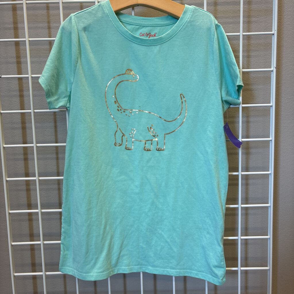 Cat & Jack Dino SS Tee - 10/12
