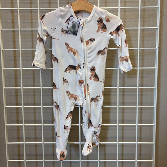 Tullabee Dog Soft Zip Sleeper - 3/6m