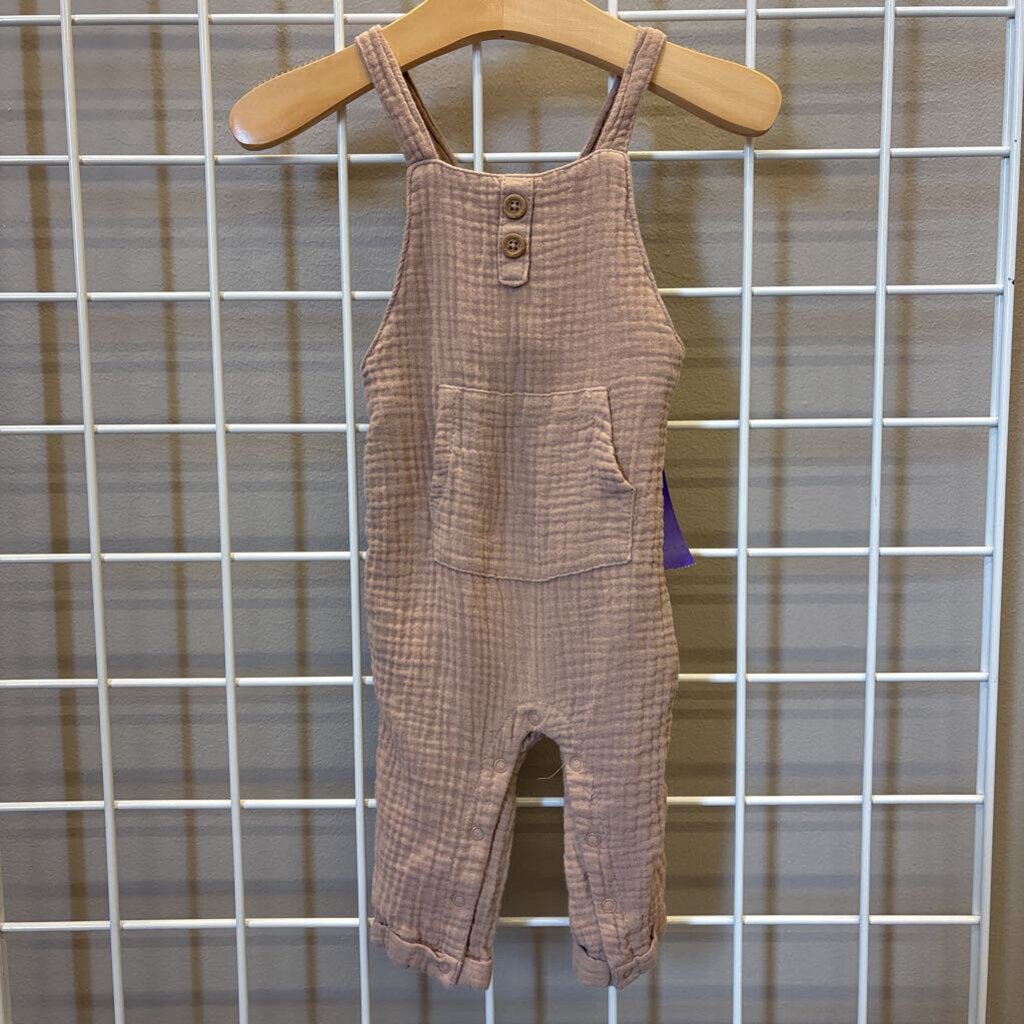 Greyson Mini Linen Overalls - 3/6m