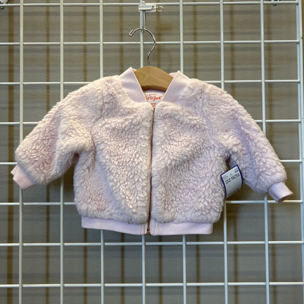 Cat & Jack Furry Jacket - 6/9m