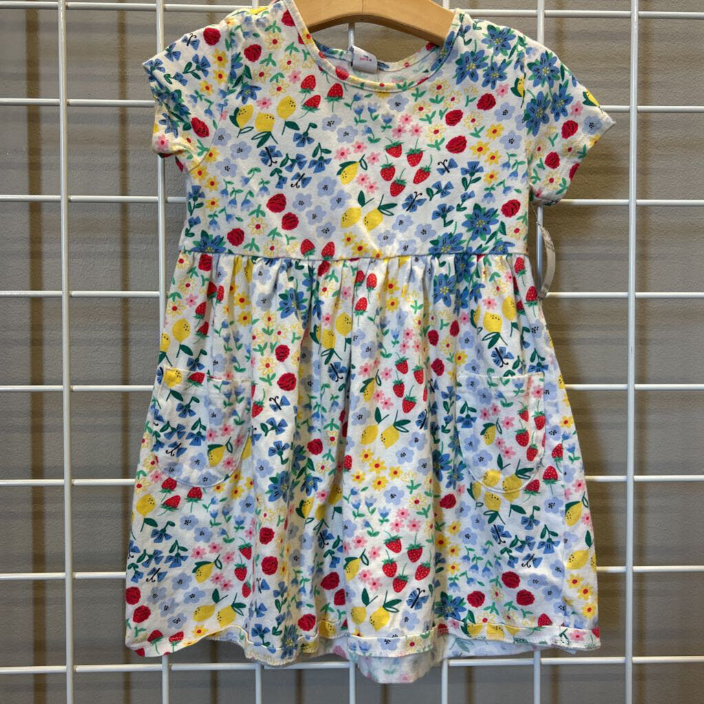 Old Navy Lemon SS Dress - 4T