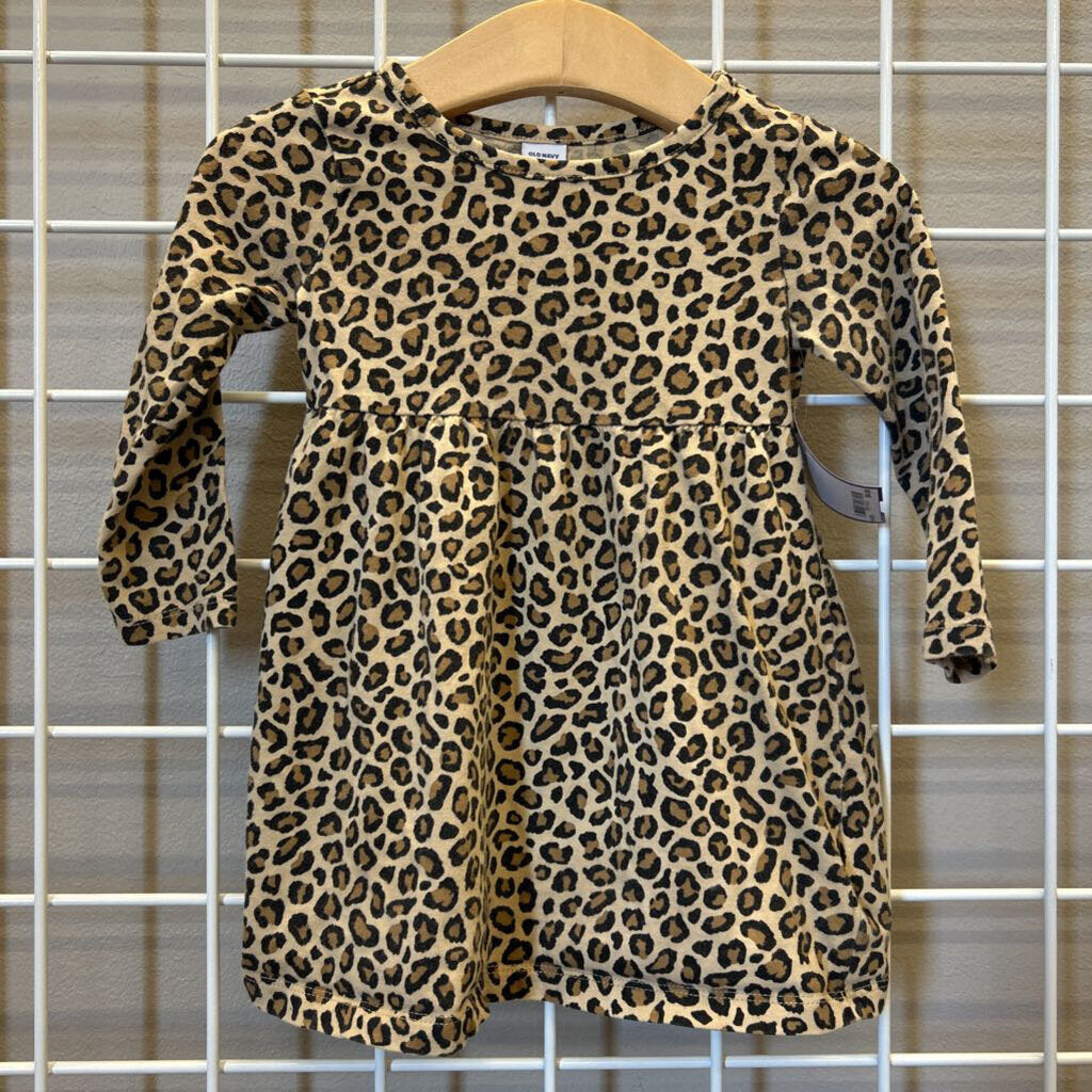 Old Navy Leopard Dress - 18/24m