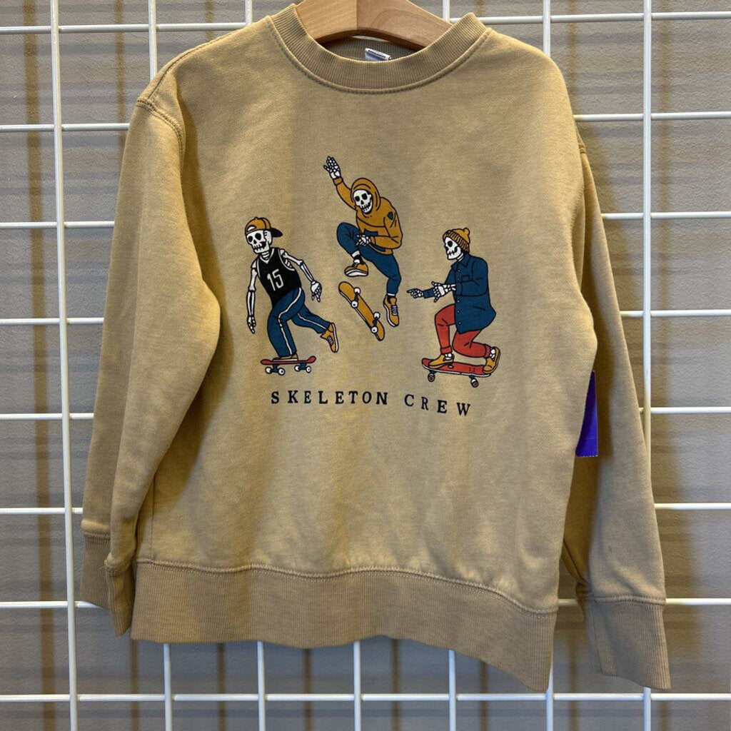 Old Navy Skeleton Crew Crewneck - 6/7