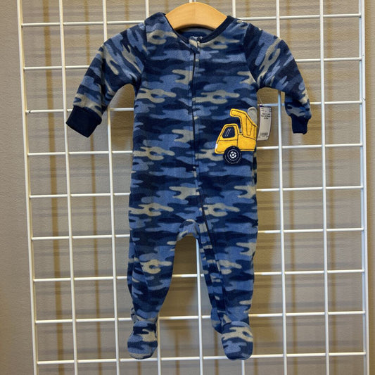 Absorba Camo Fleece Zip Sleeper - 6m