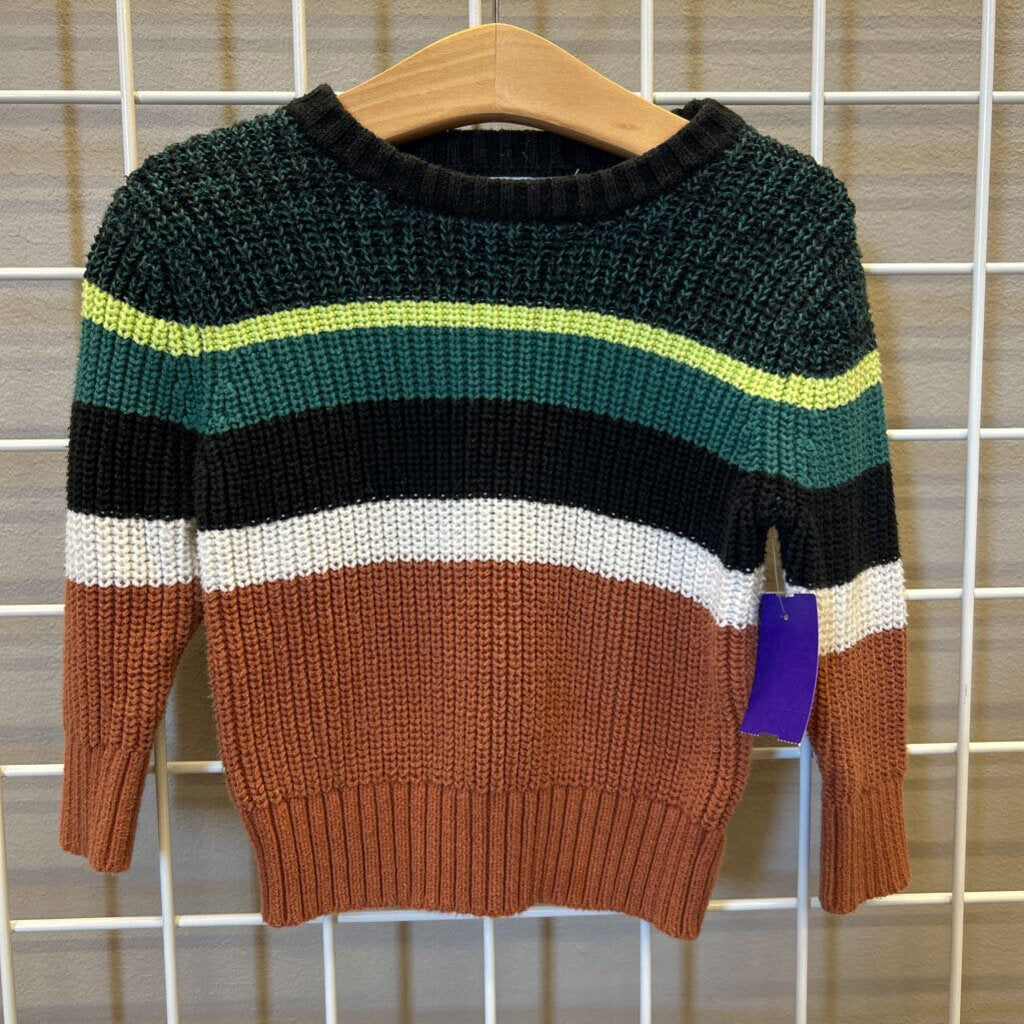 Cat & Jack Stripe Sweater - 18m