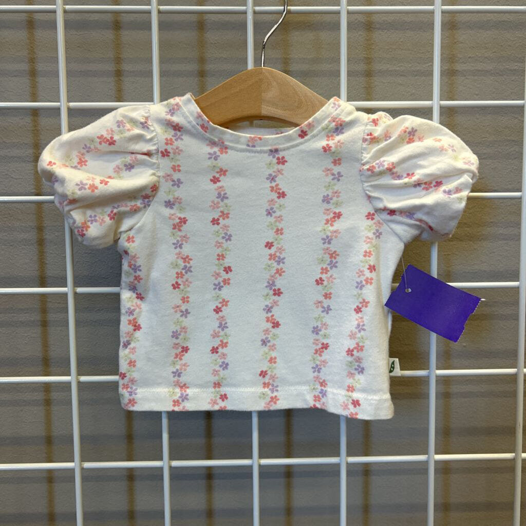 Easy Peasy Floral SS Tee - 3m