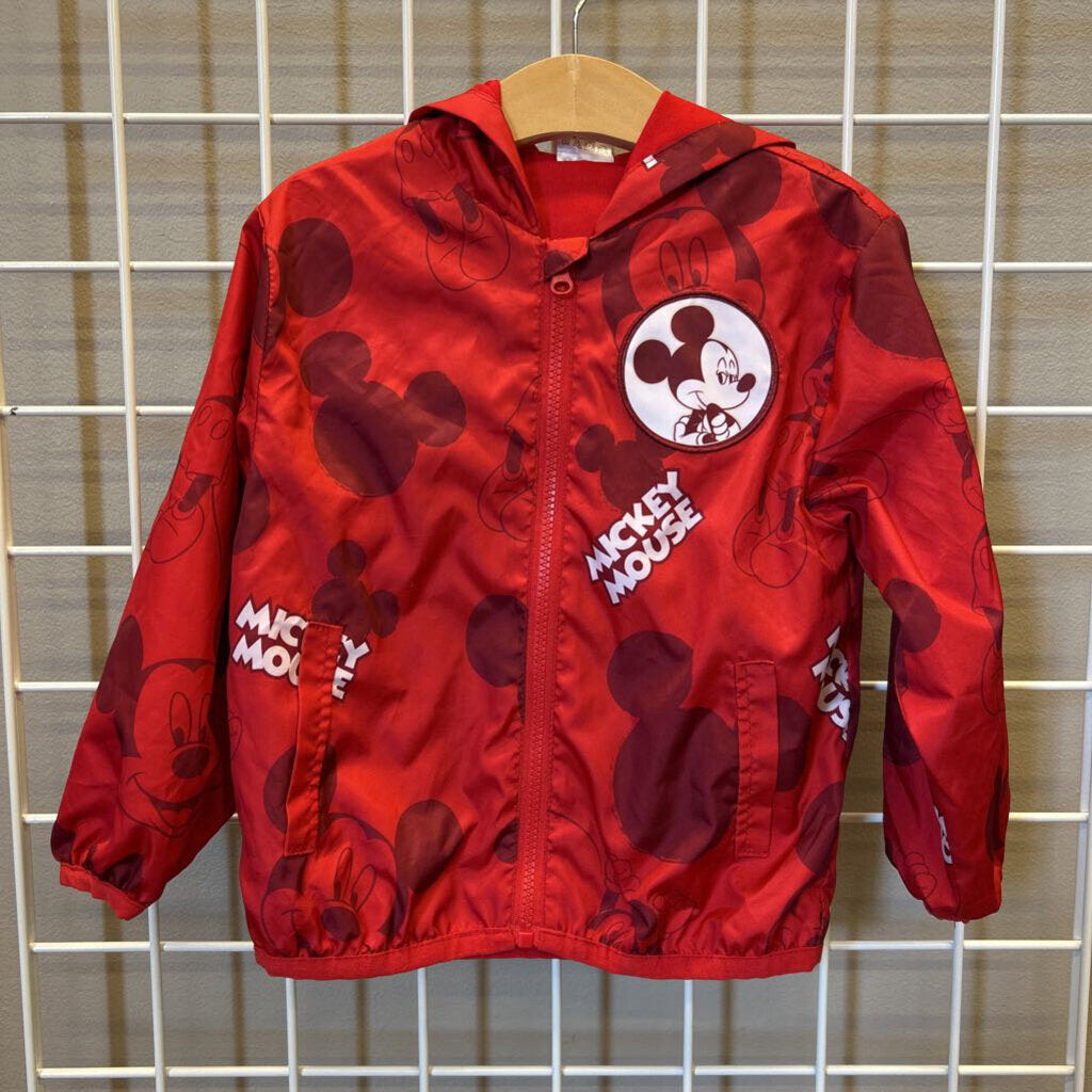 Disney Mickey Mouse Light Rain Jacket - 4T