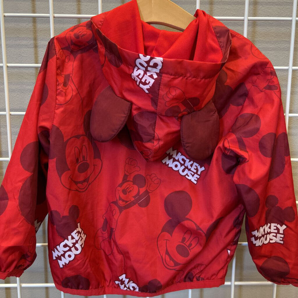 Disney Mickey Mouse Light Rain Jacket - 4T