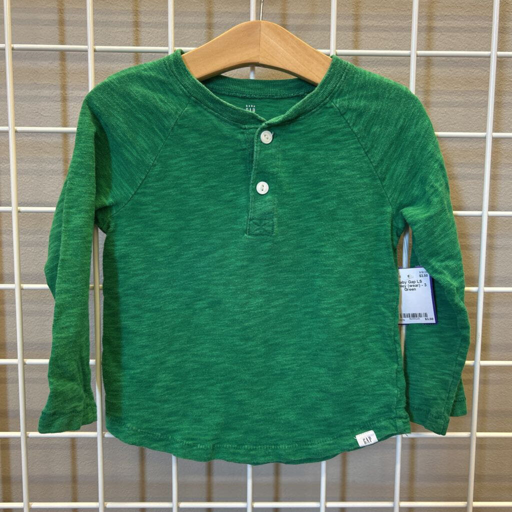 Baby Gap LS Henley (wear) - 3